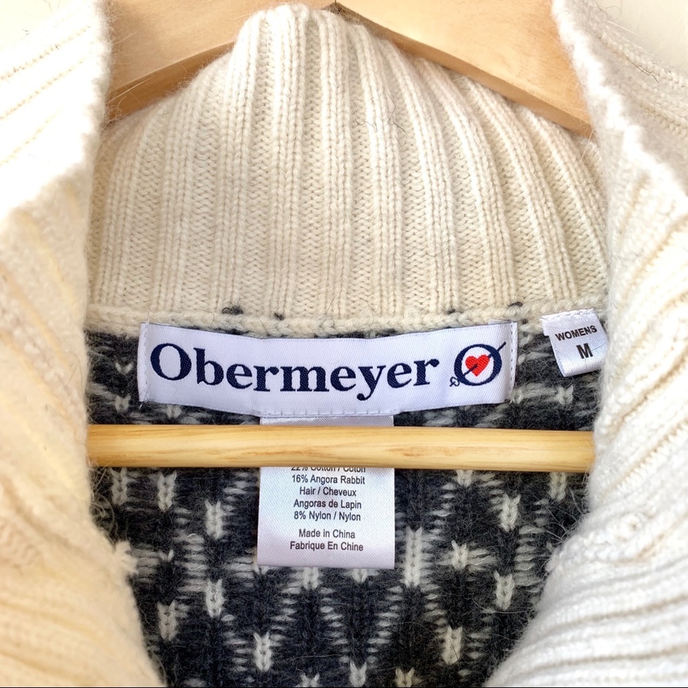 Obermeyer Wool Button Up Sweater - image 4